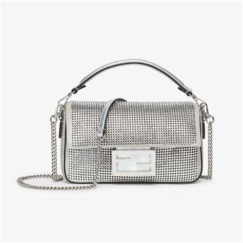 the real real fendi baguette|Fendi baguette silver.